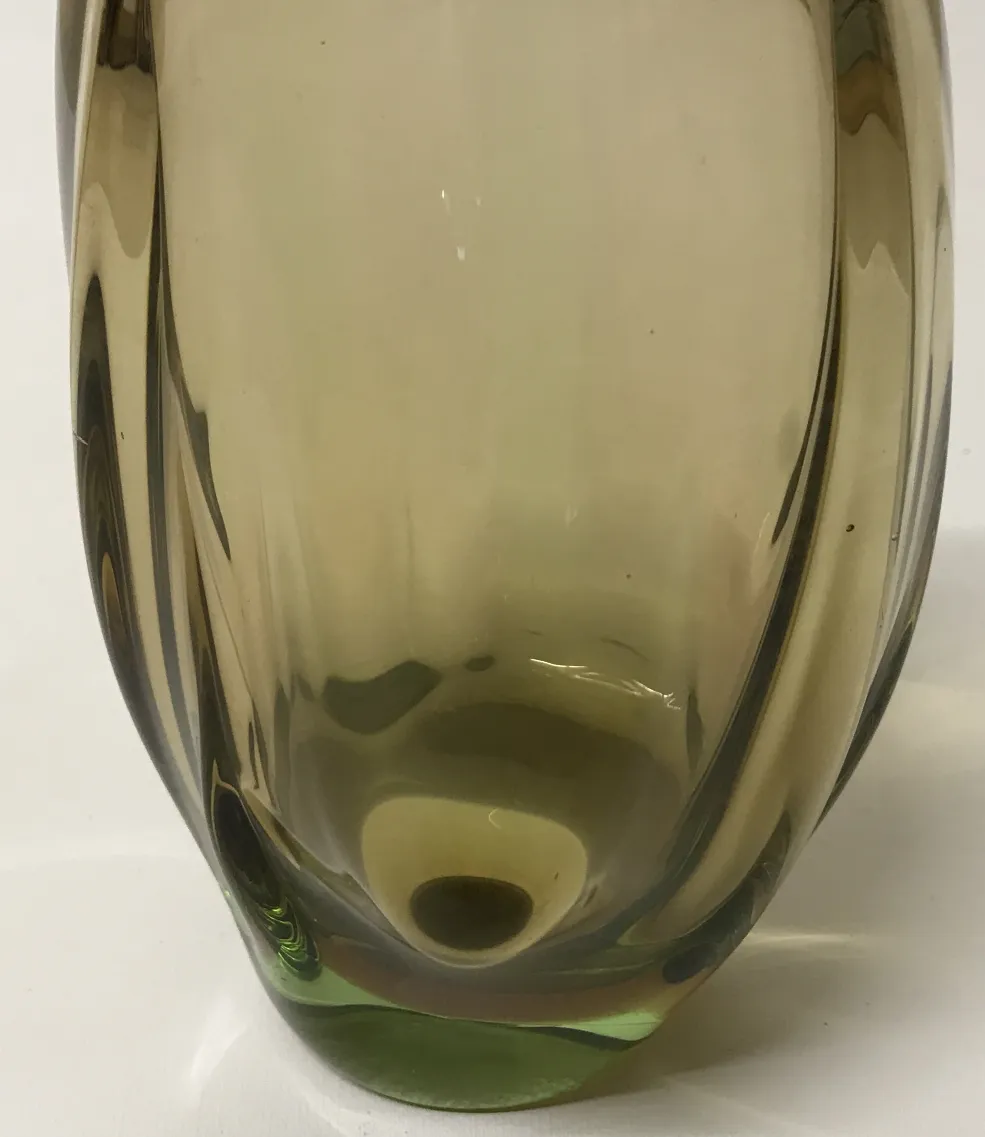 antique murano vase with elegant shape, in a serene setting