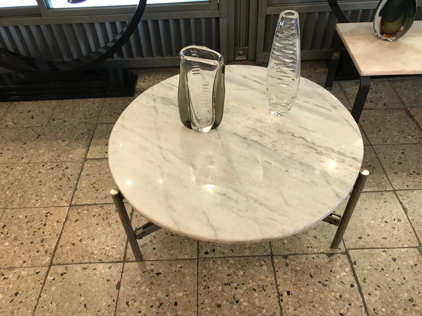 elegant Murano vase displayed on marble table