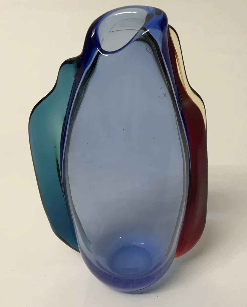 antike murano-glas vase in verschiedenen farben, einzigartiges design
