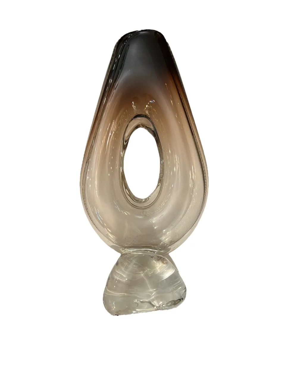 antik Murano-Glas in Farbverlauf mit ovaler Form