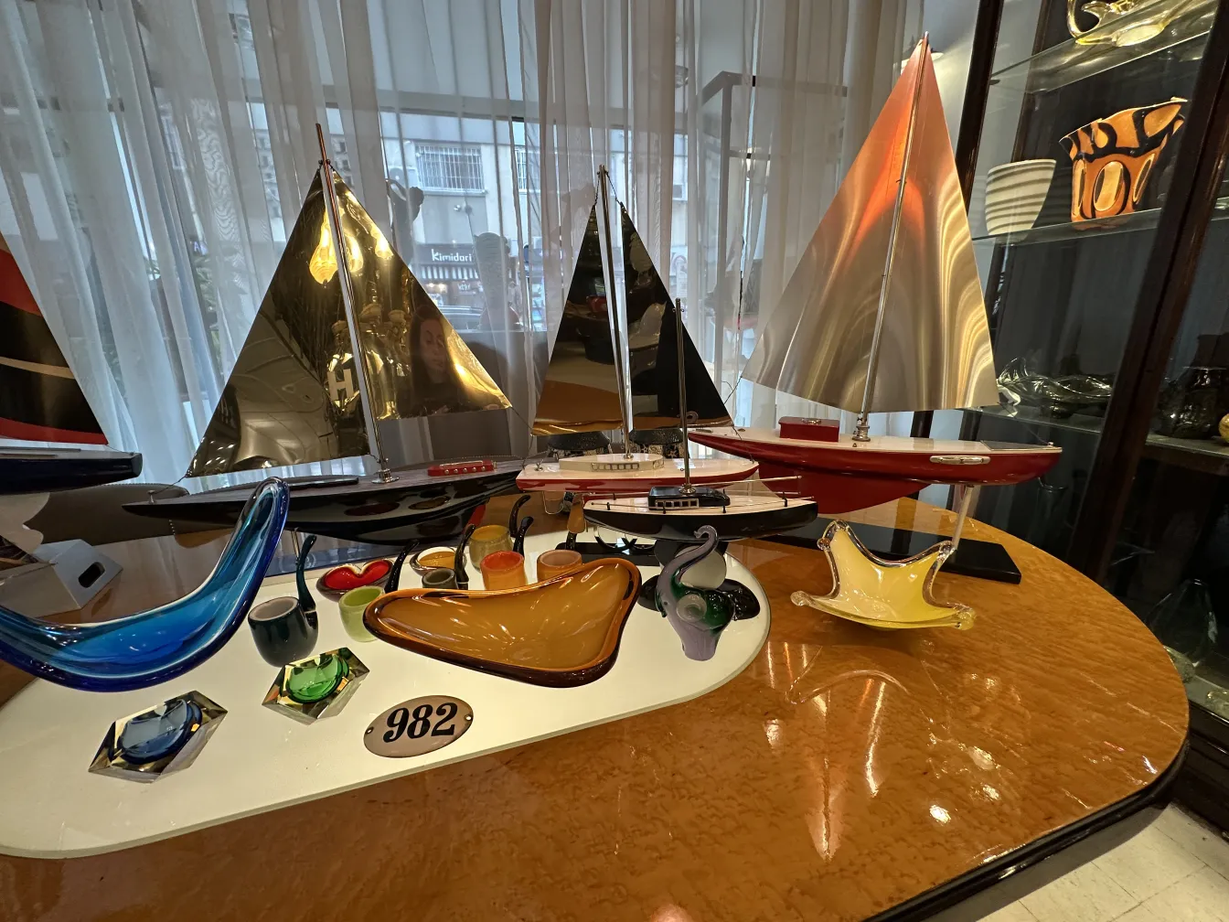 Sculpture décorative antique de Murano avec diverses formes