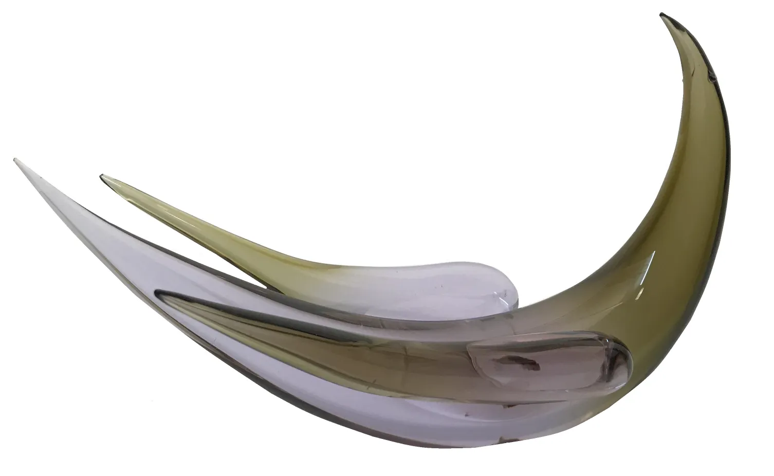 escultura de murano en tonos suaves con formas elegantes, adecuada para decoración