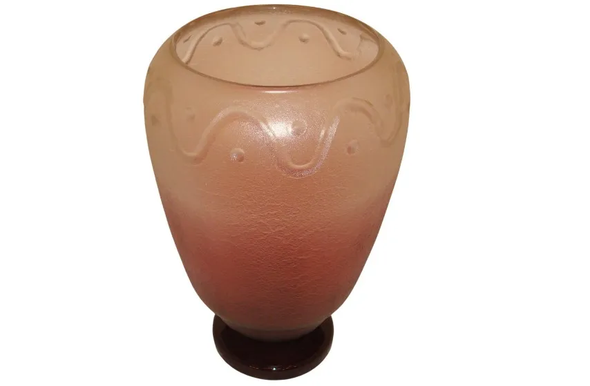 Handwerksglas mit weichem Design, vintage Aussehen, Antiquitäten