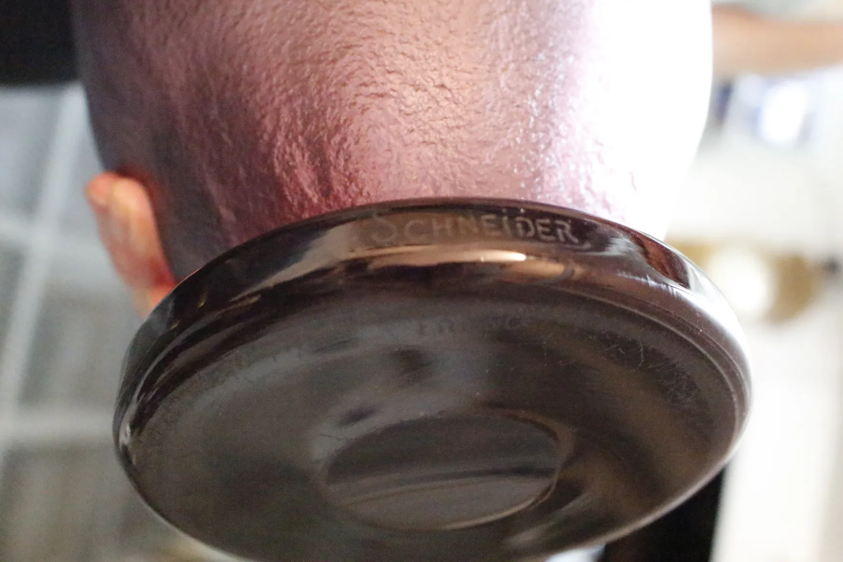 Antique signed glass by Schneider, French design