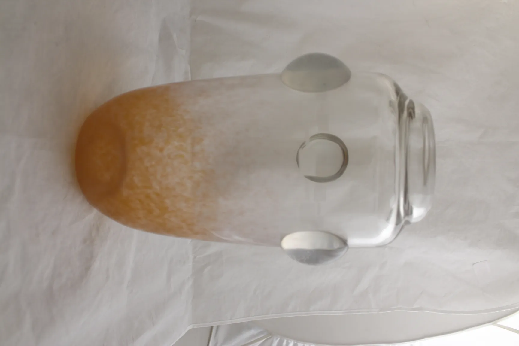 Antique signed glass by Schneider in French style, decorative.