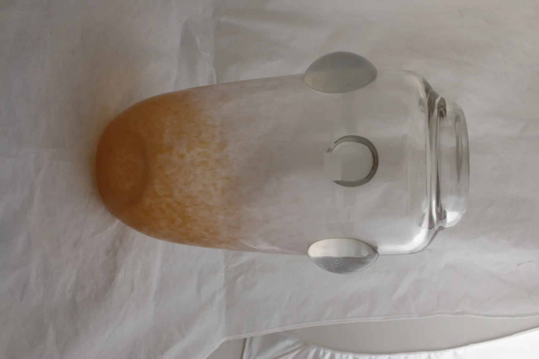 SIGNED GLASS Schneider French with unique visual details