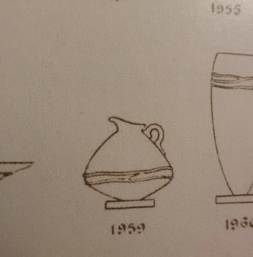 Antico vetro firmato da Schneider con design francese.