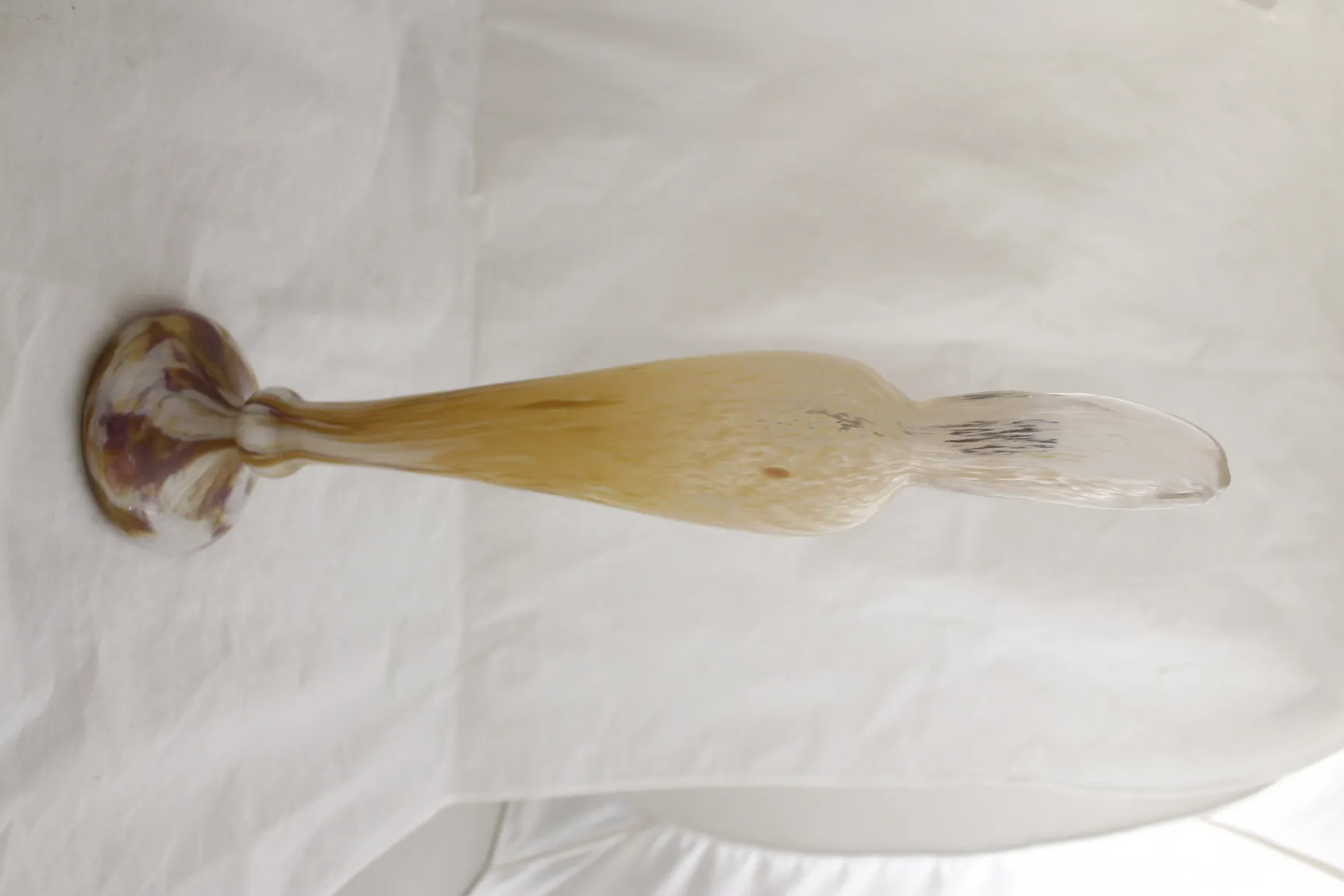 古いシュナイダーサイン入りグラス、温かみのあるデザイン