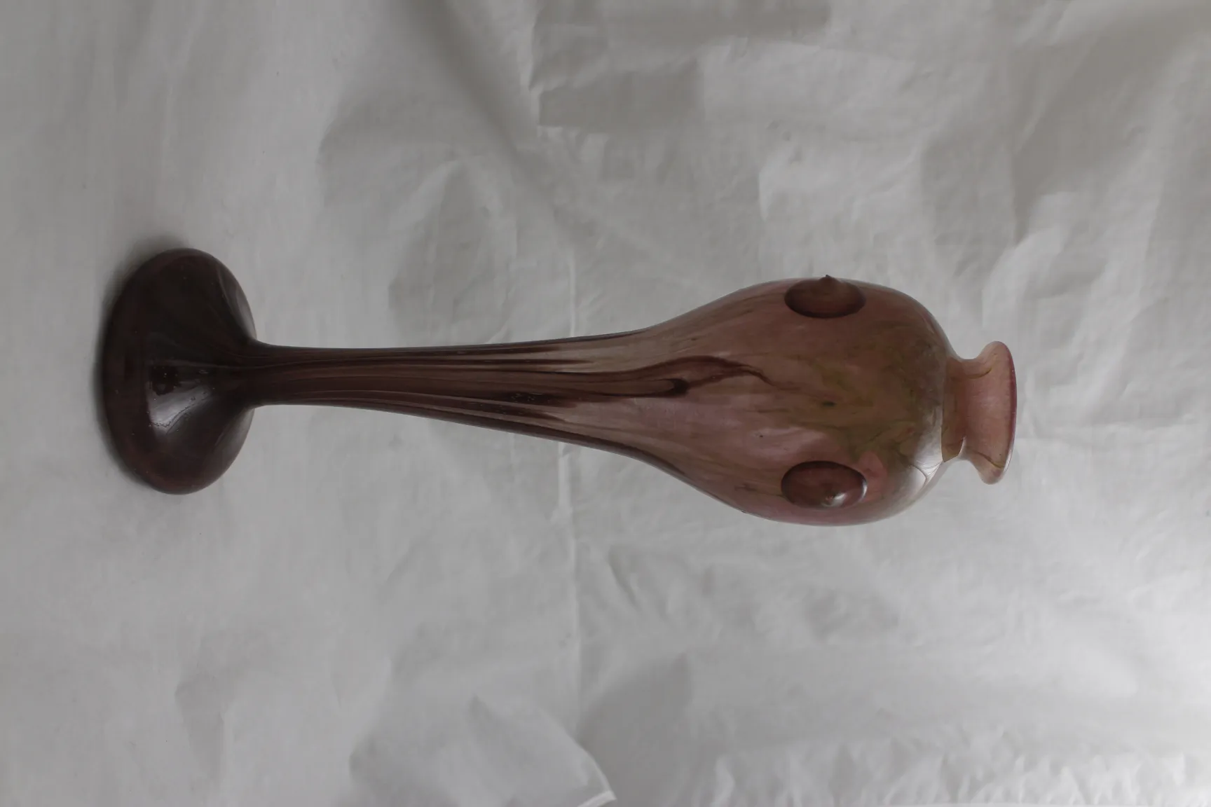 シュナイダーのサイン入りグラス、ユニークなデザイン、アンティーク