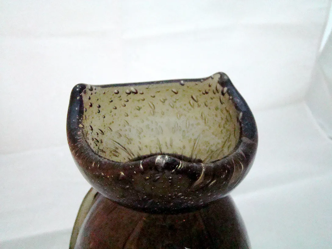 antique signed glass by schneider in french style