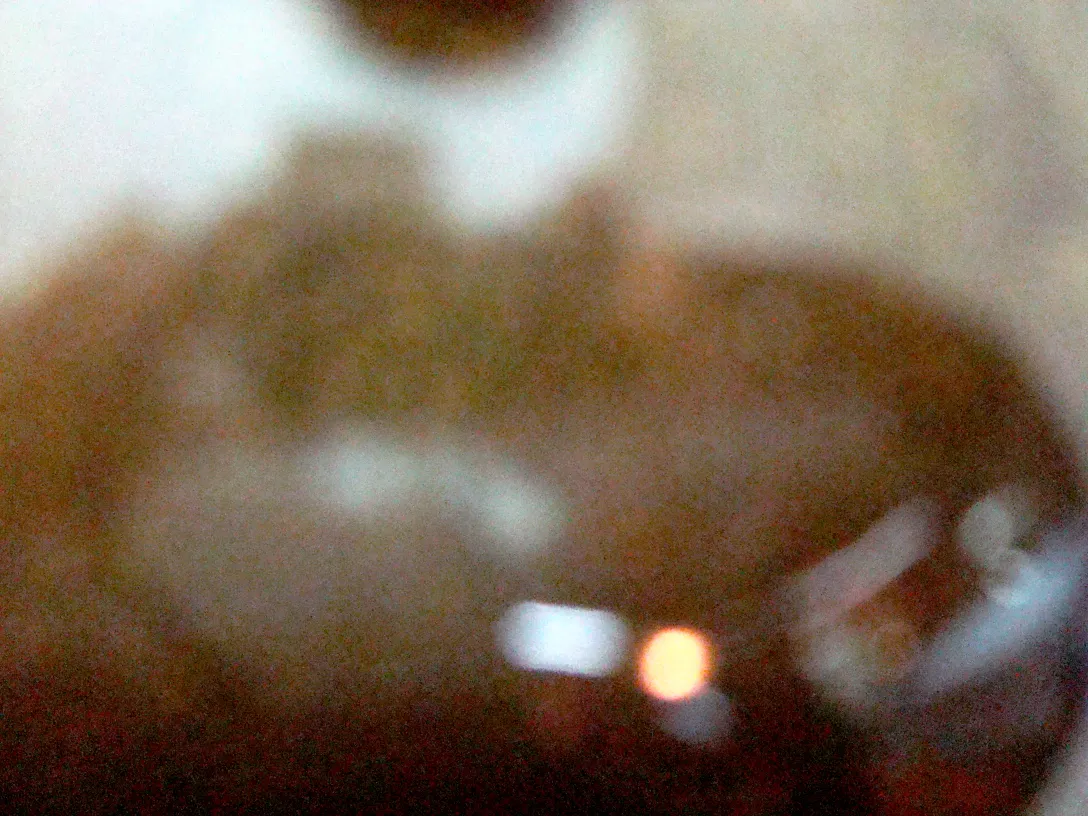 signed glass by Schneider in an antique setting