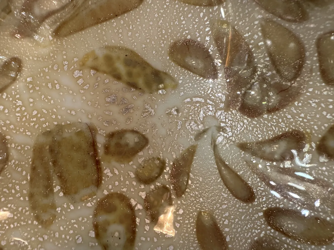 antique decor with unique patterns of murano glass