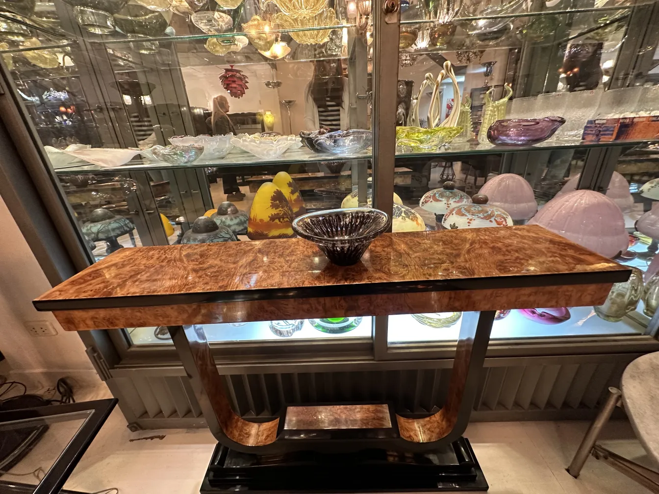 decorative antique murano glass with intricate details