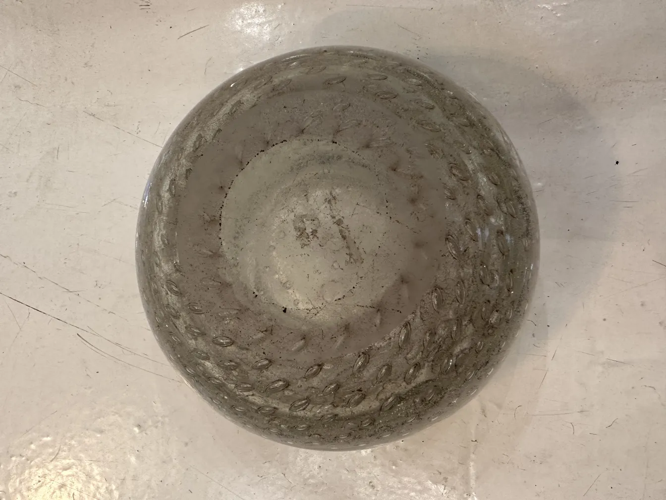 오래된 무라노 유리 그릇, 장식용, 우아한 스타일