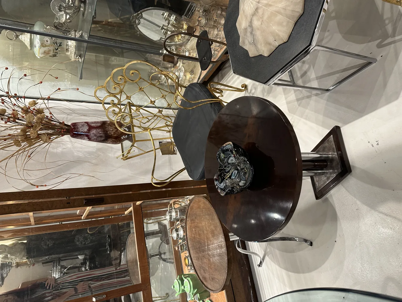 antique murano glass decoration with artistic shape