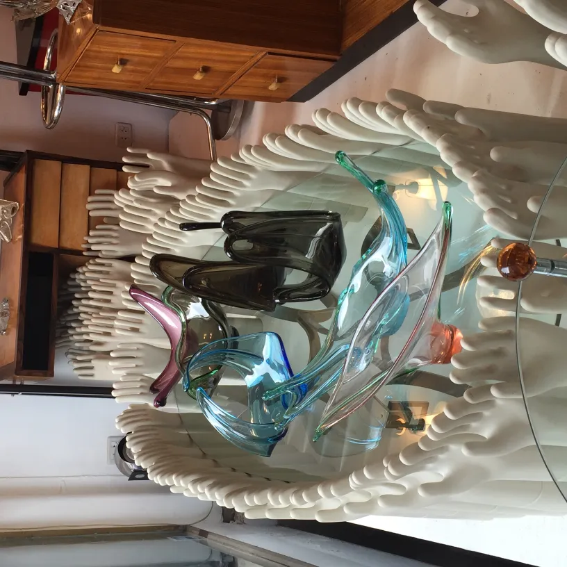 decorative murano glass vase in various colors