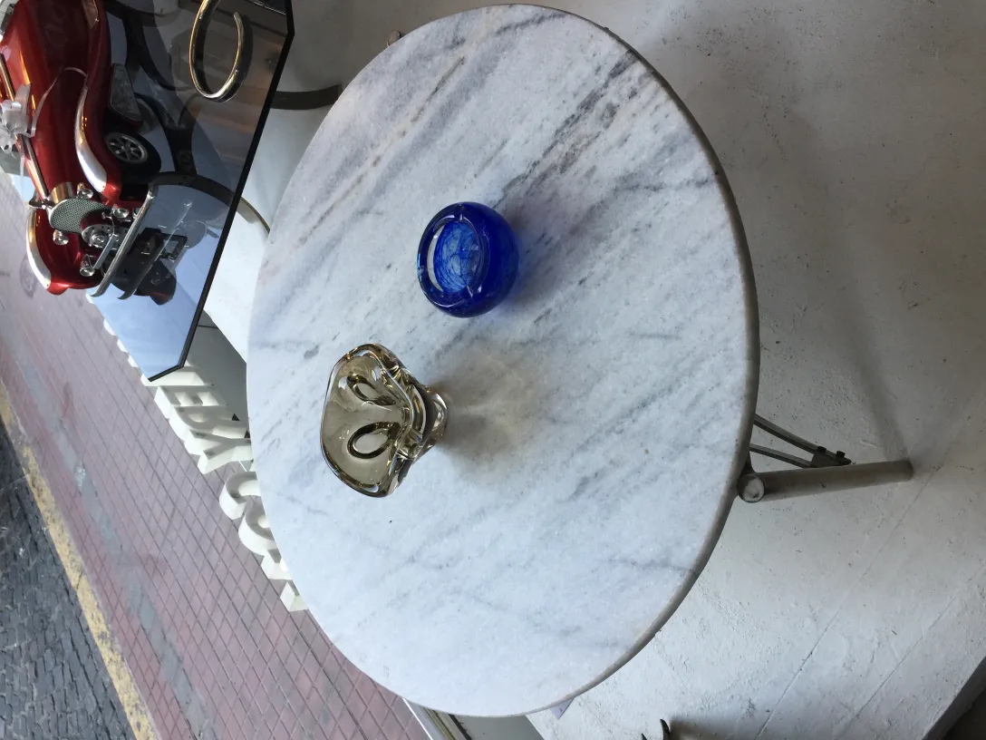 decorazione antica in vetro di murano dai colori vivaci