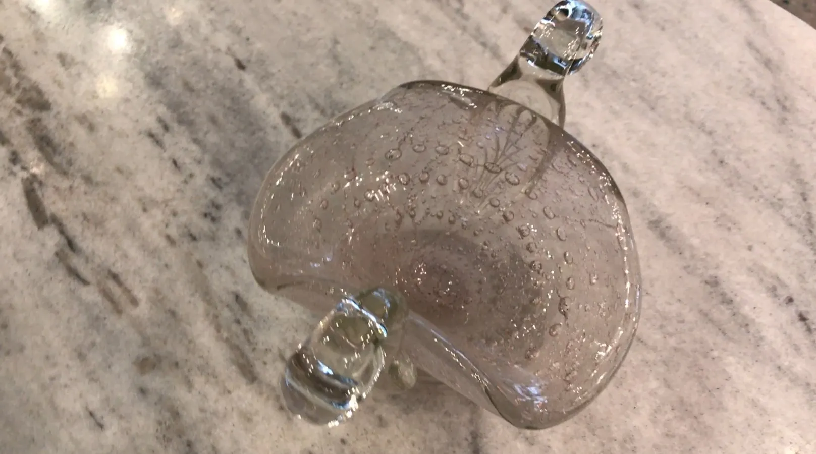 古董穆拉诺玻璃带气泡装饰