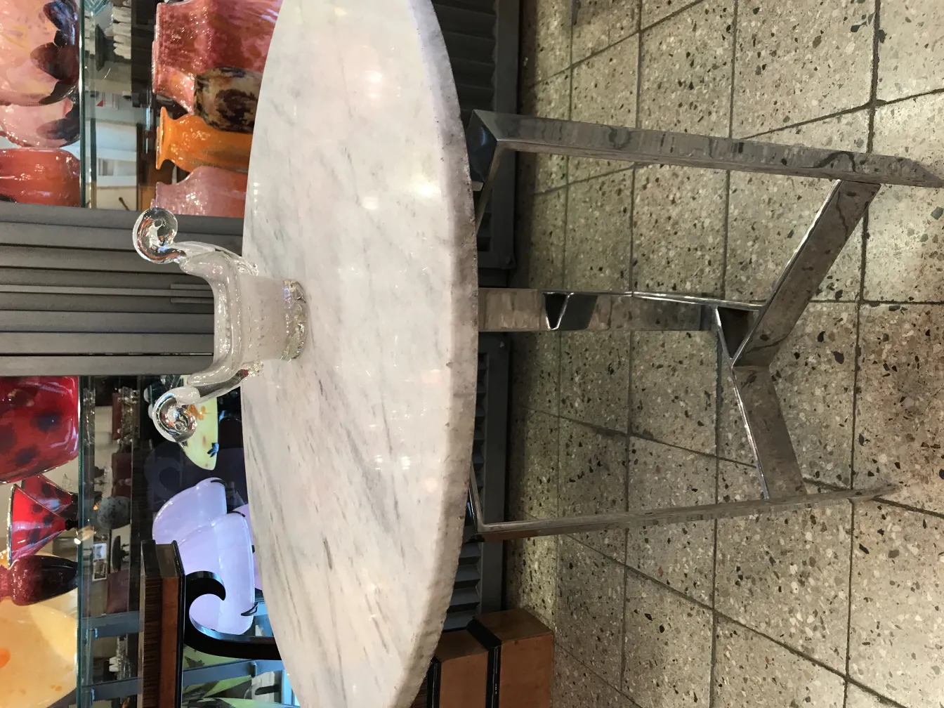 decorativo y antiguo cristal de murano con formas elegantes