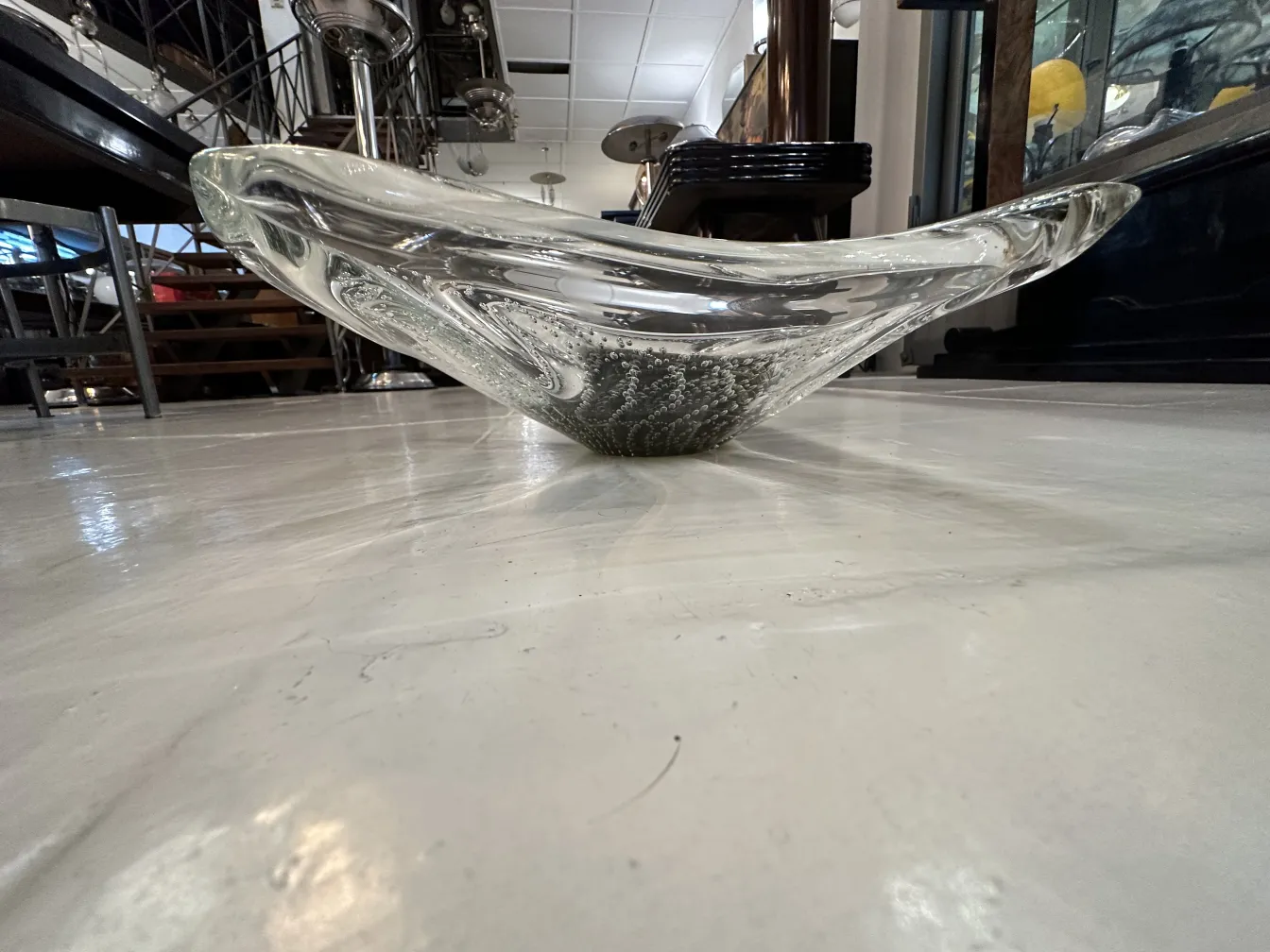 पुराना मुरानो कांच अद्वितीय डिज़ाइन, सुरुचिपूर्ण सेटिंग