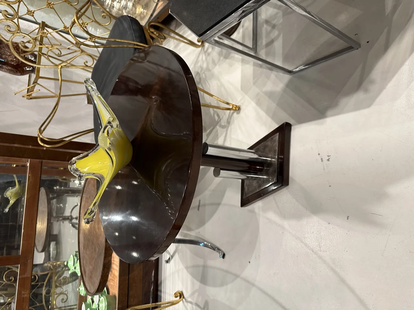 unique shaped antique murano glass sculpture