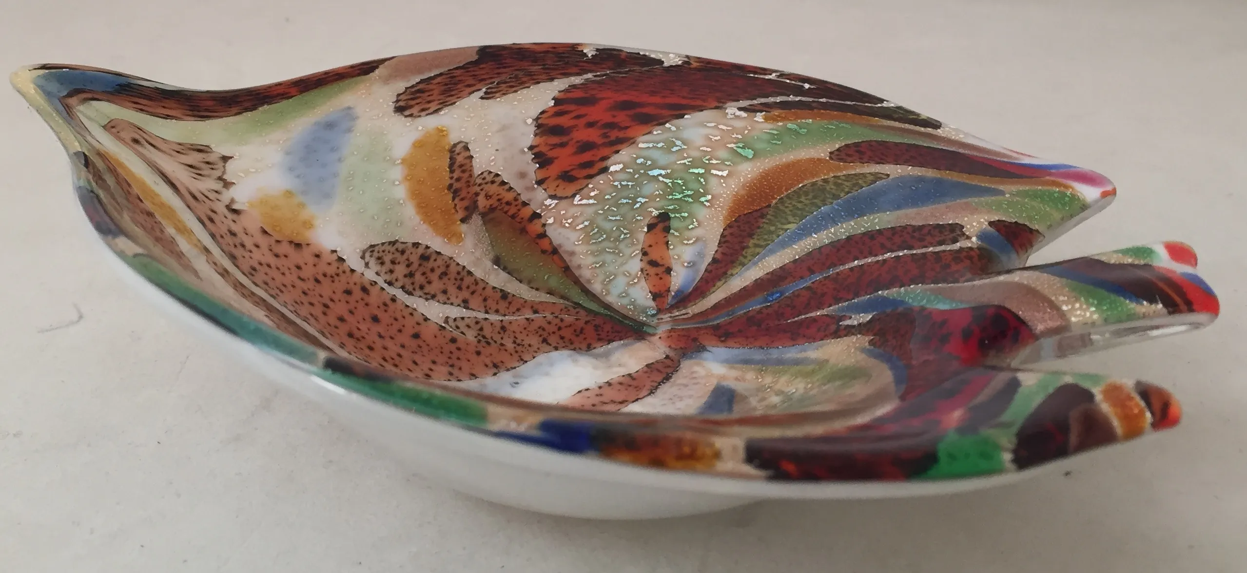 antique murano glass with a variety of bright colors