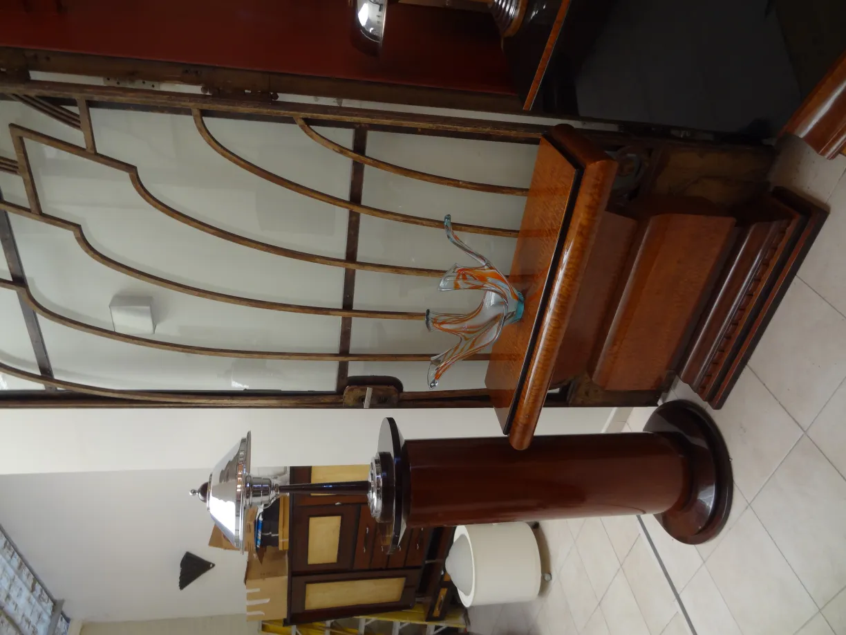 hermoso cristal de murano antiguo con diseño colorido