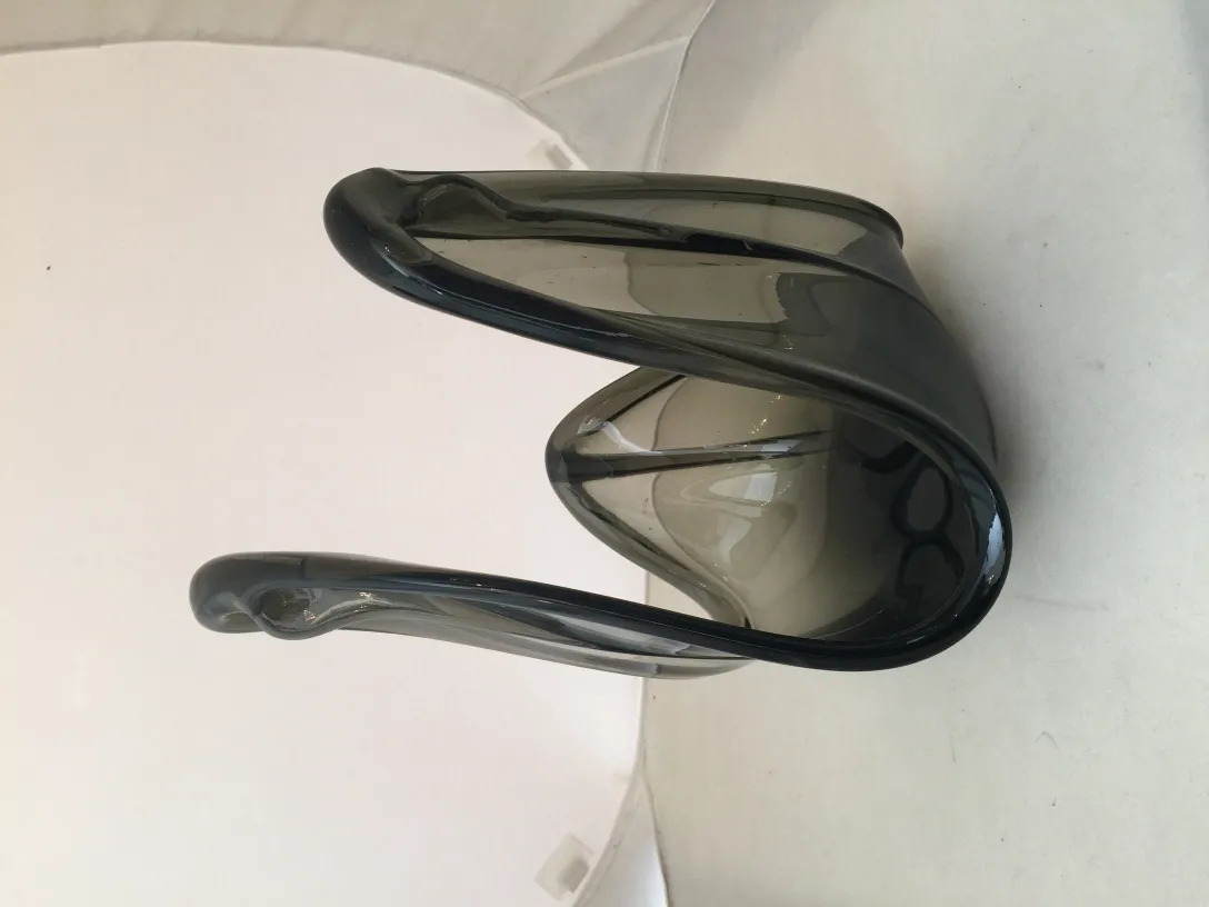 antique murano glass with dark tones, elegant design