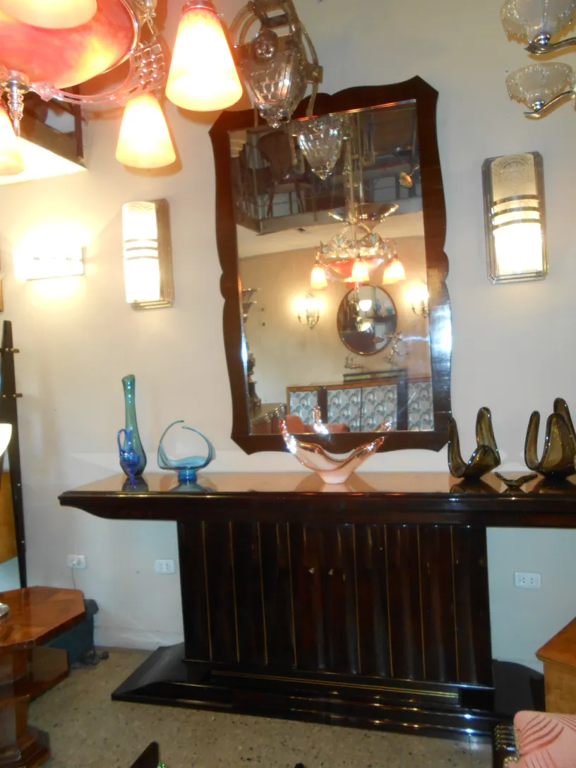 Antigo cristal de Murano em um ambiente elegante