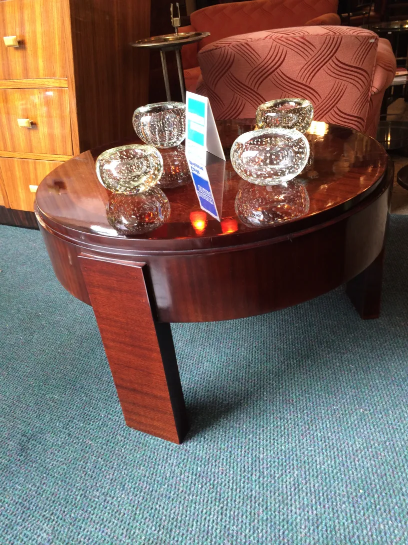 decorative Murano glass on wooden table