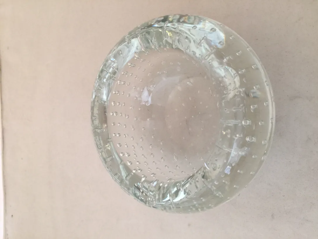 Murano-Glas-Schale mit strukturierten Oberflächen