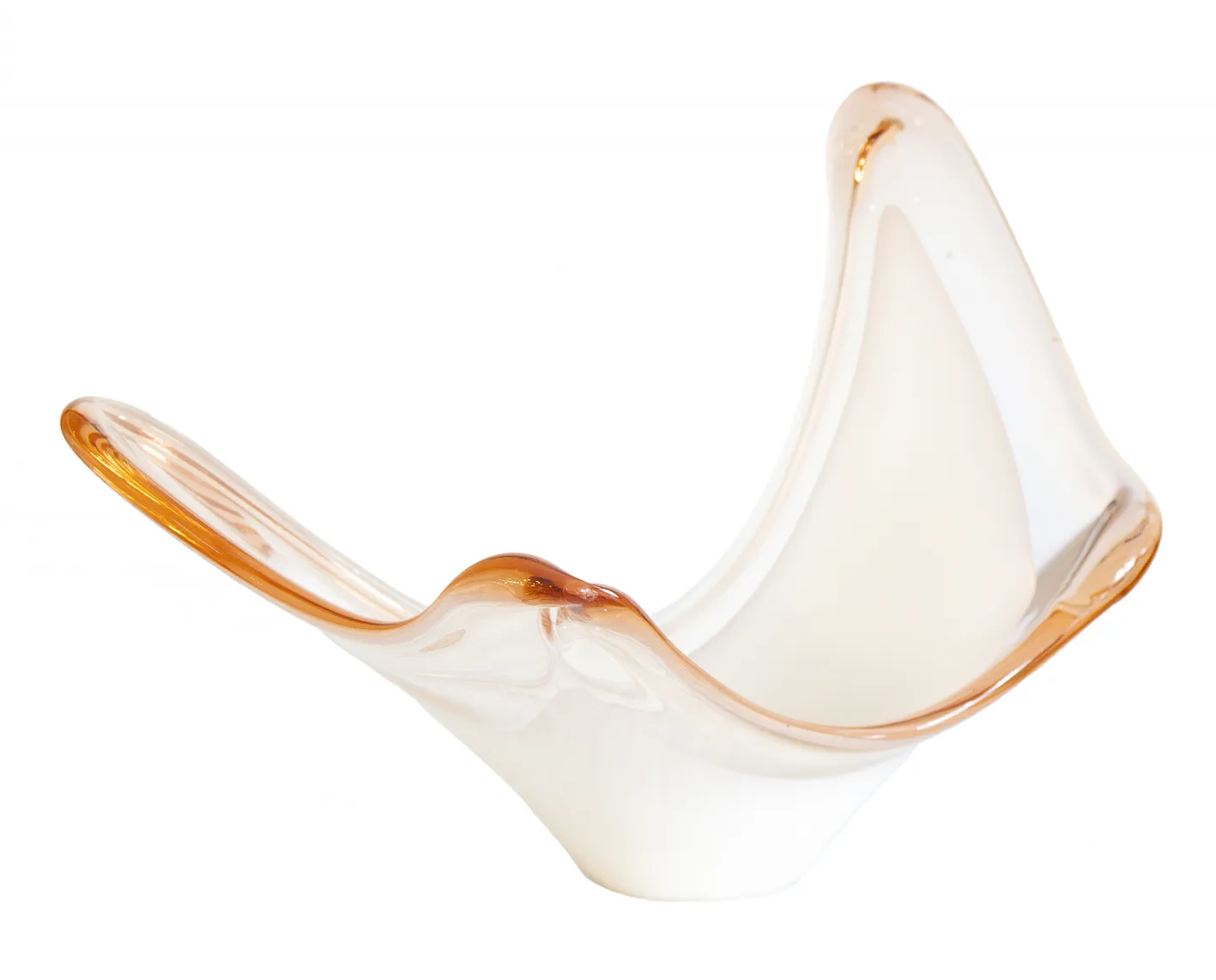 antique murano glass decorative sculpture in warm tones