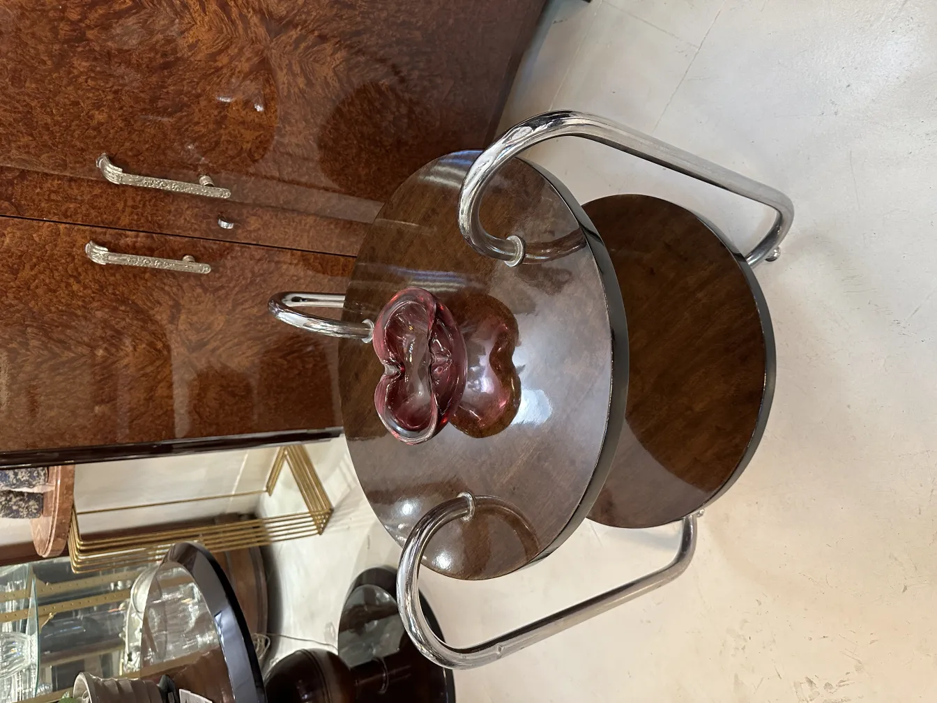 antigo cristal de murano decorativo com forma única