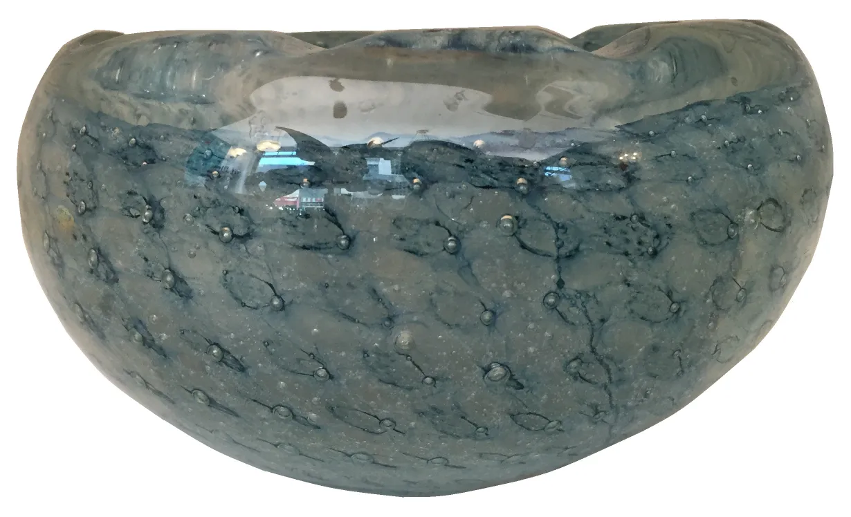 antique murano glass vase with unique design