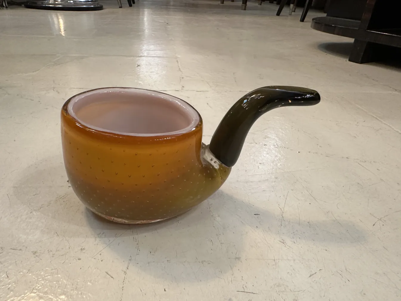 dekoration aus antikem Murano-Glas in Griff-Form