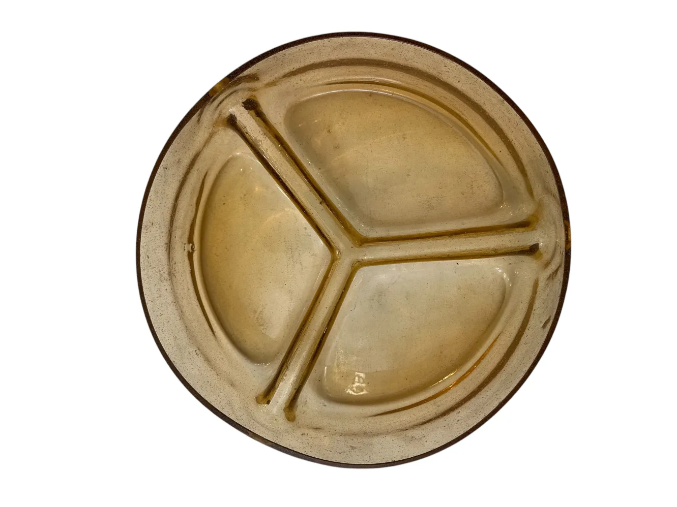 Decorative murano glass bowl with soft shapes and warm tones