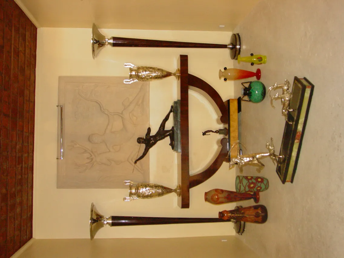 decorative antiques with signed glass daum nancy