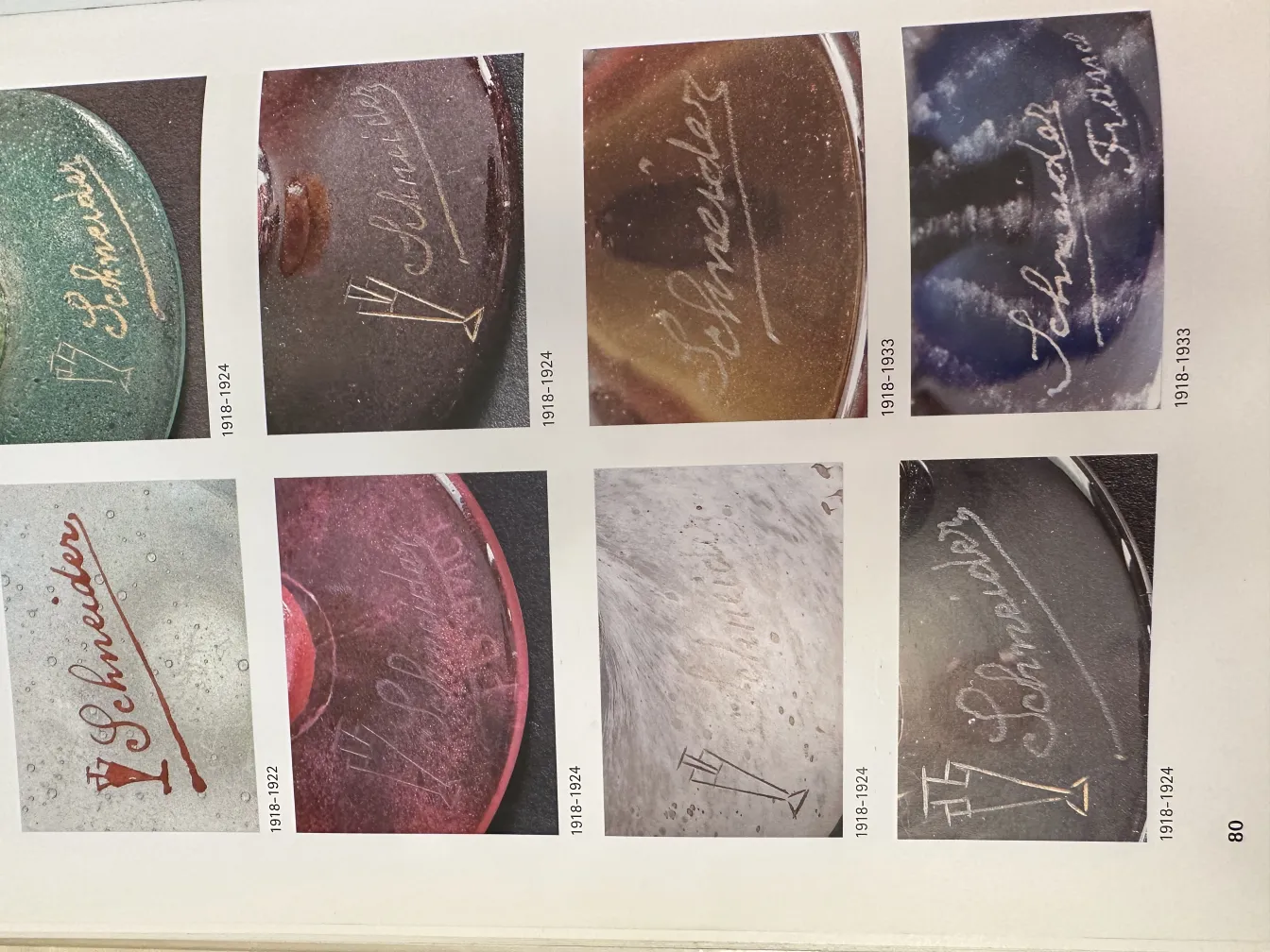 verre ancien signé Charder avec inscriptions