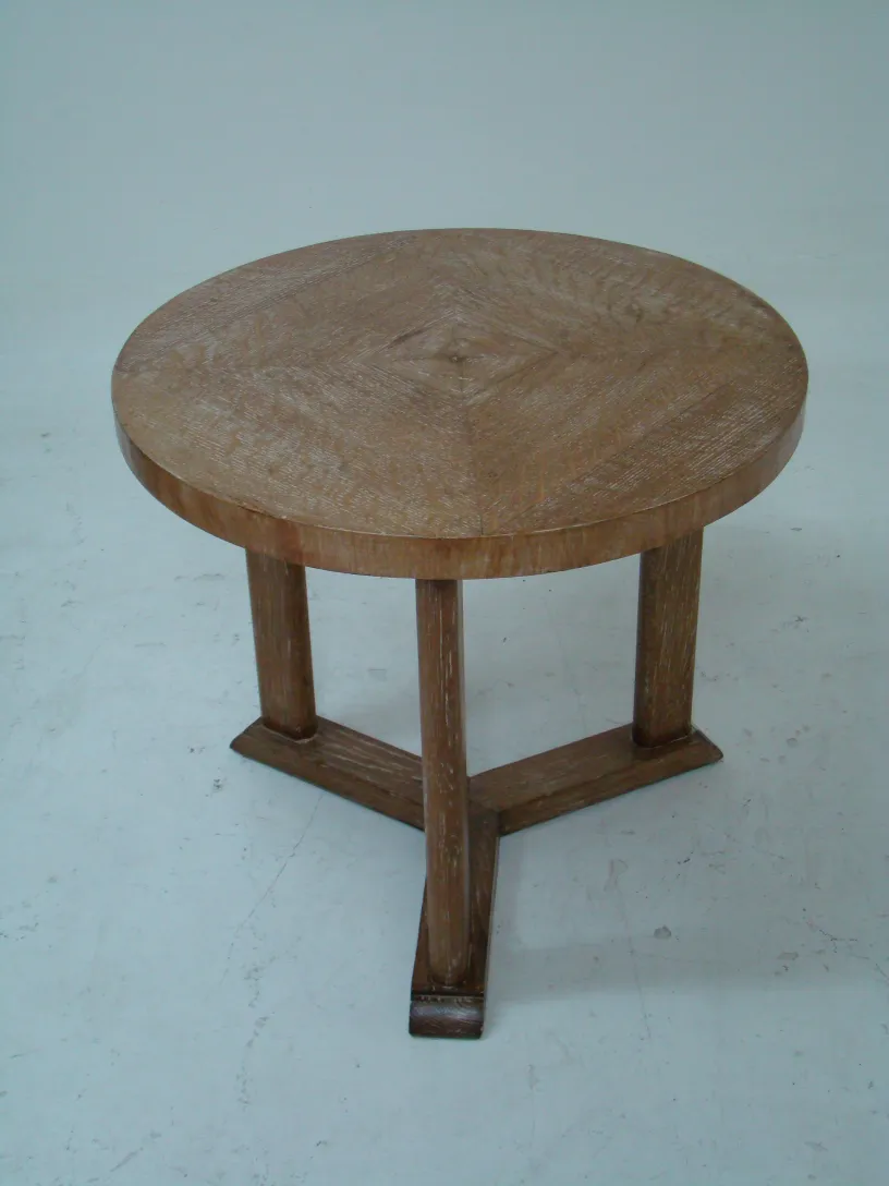 petite table ancienne ronde avec pieds de support