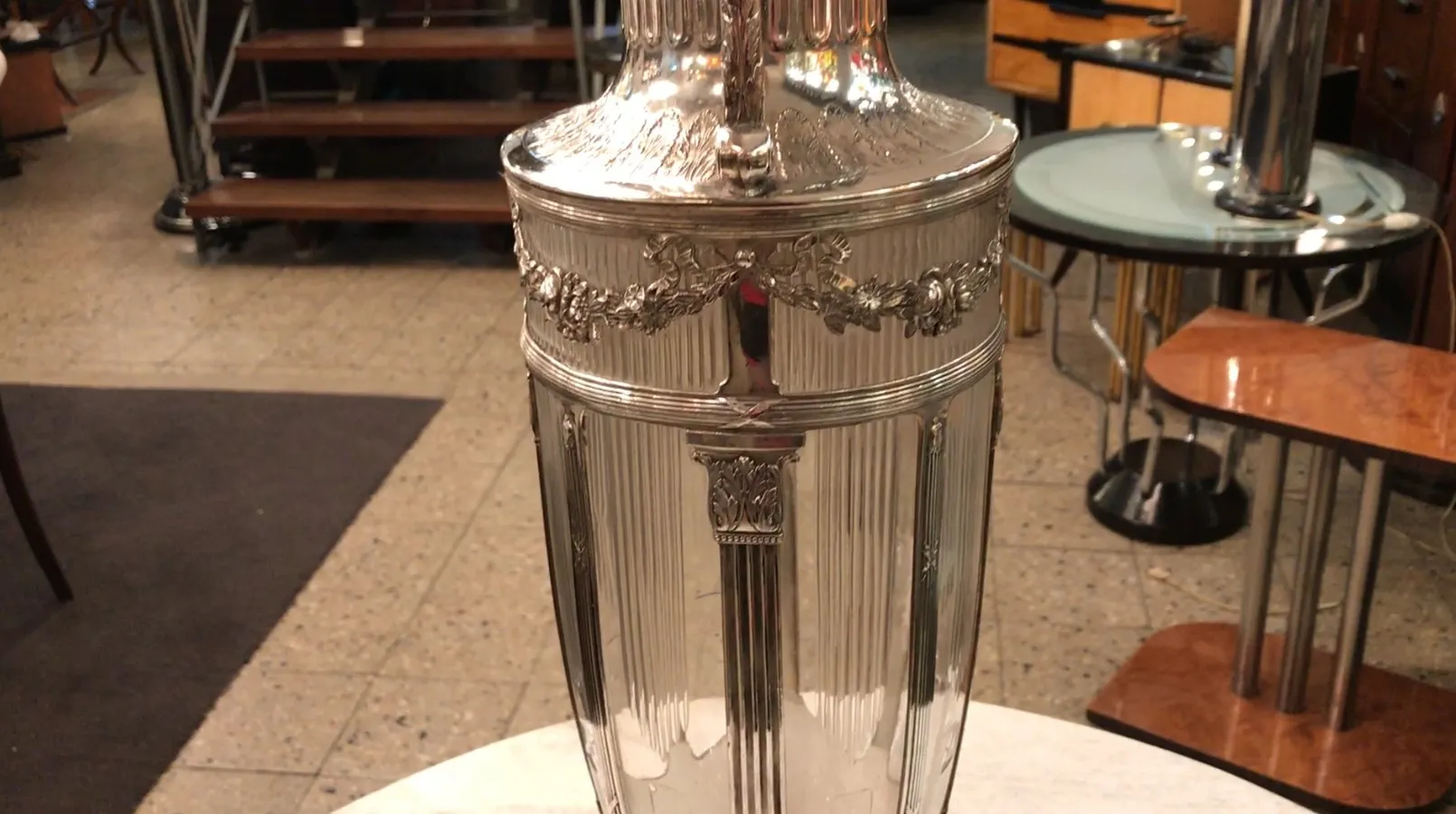 decorative antique vases with artistic details