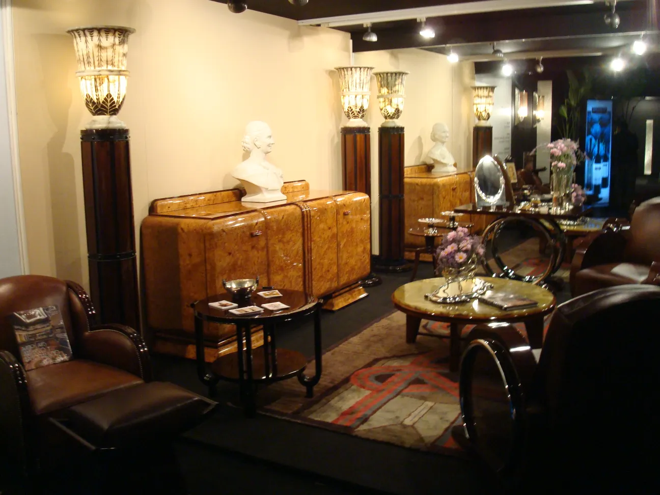 decorative antique mirror in elegant setting