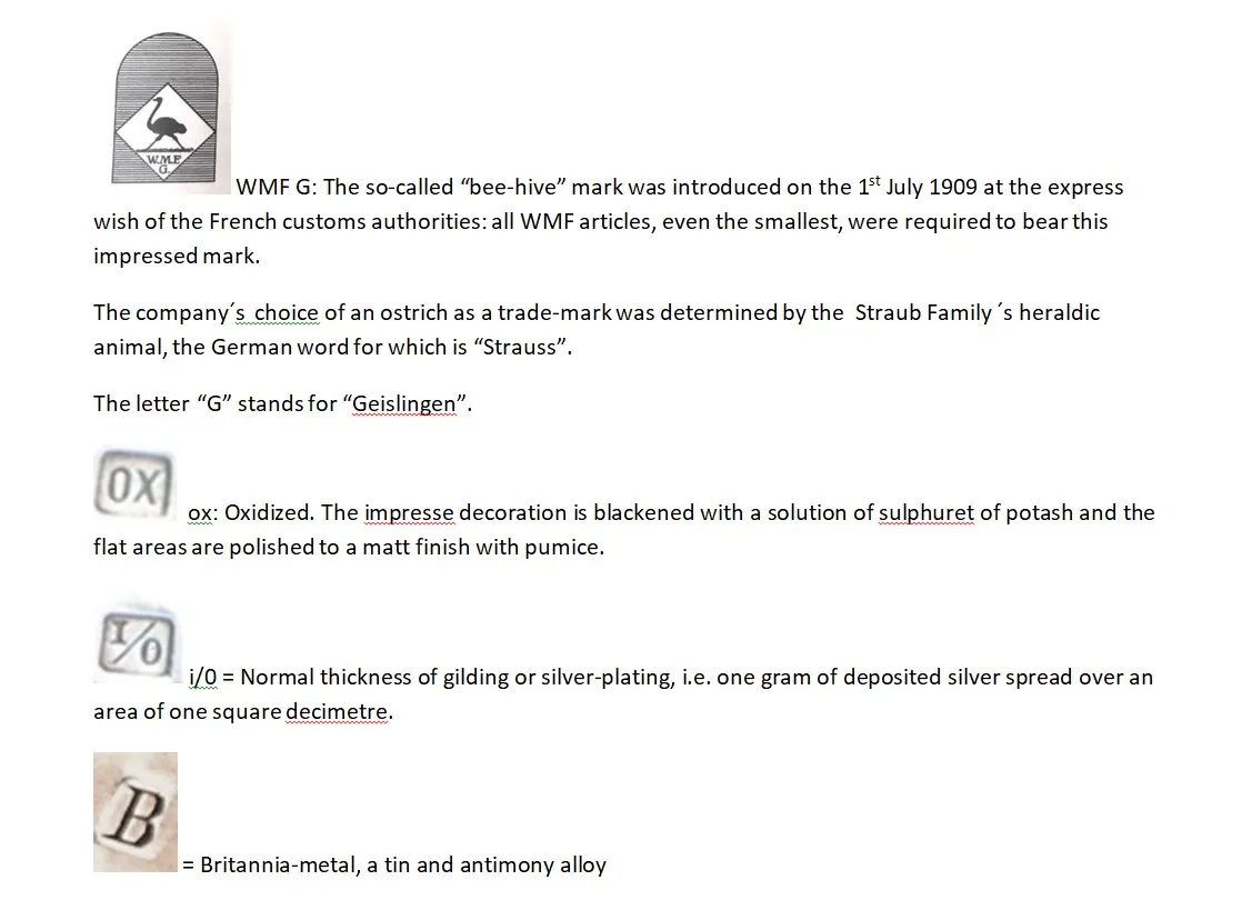 Старинный центр стола WMF с элегантным дизайном, идеально подходит для столов.