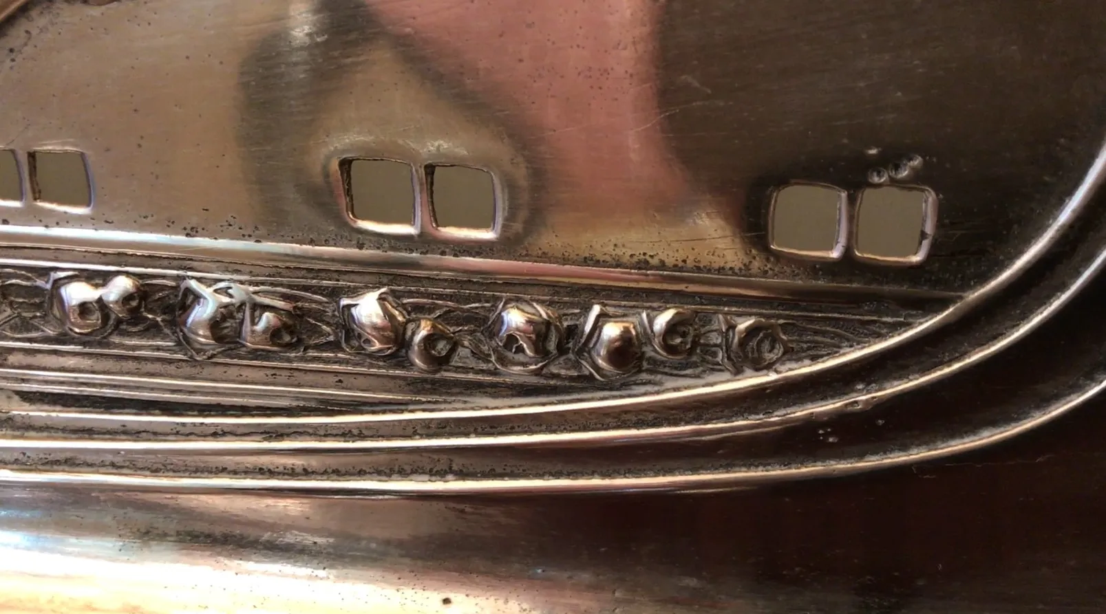 antique WMF centerpiece with subtle decorative details