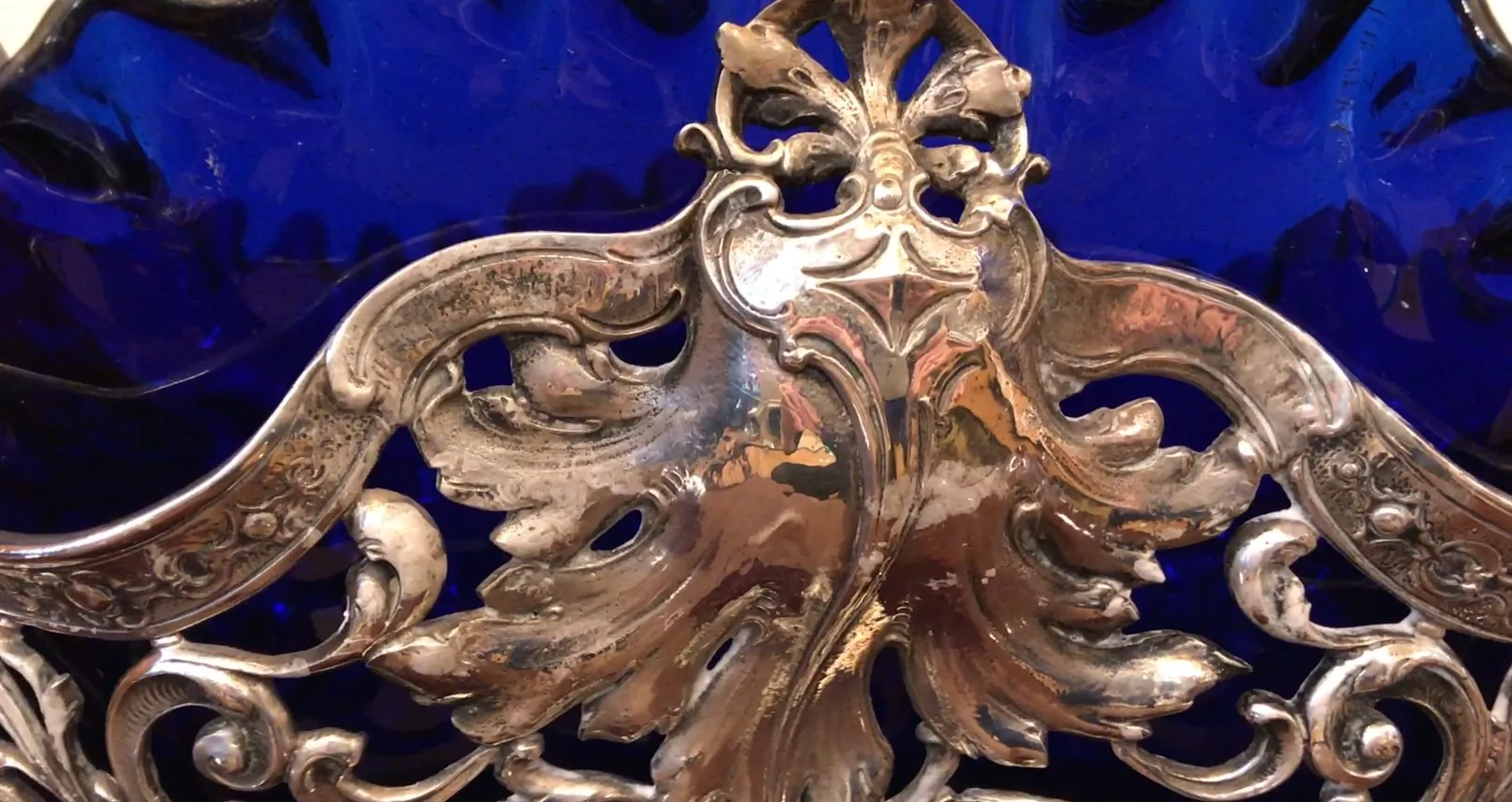 antique centerpiece wmf featuring floral designs and elegant shape