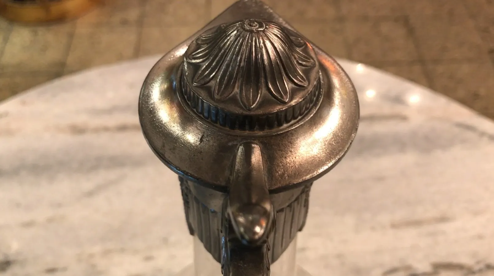 due brocche antiche WMF con design elegante e creativo