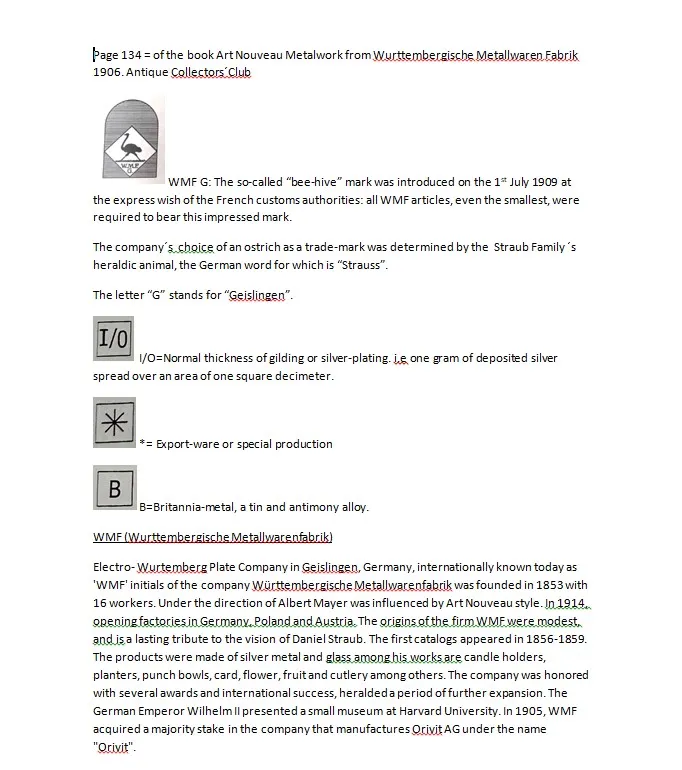 Bilder von 2 Krüge wmF in einem antiken Kontext.