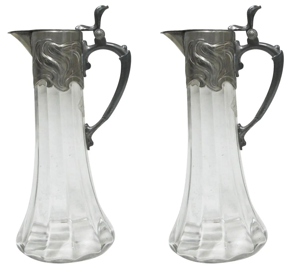 set aus 2 krügen wmf mit elegantem design, antike