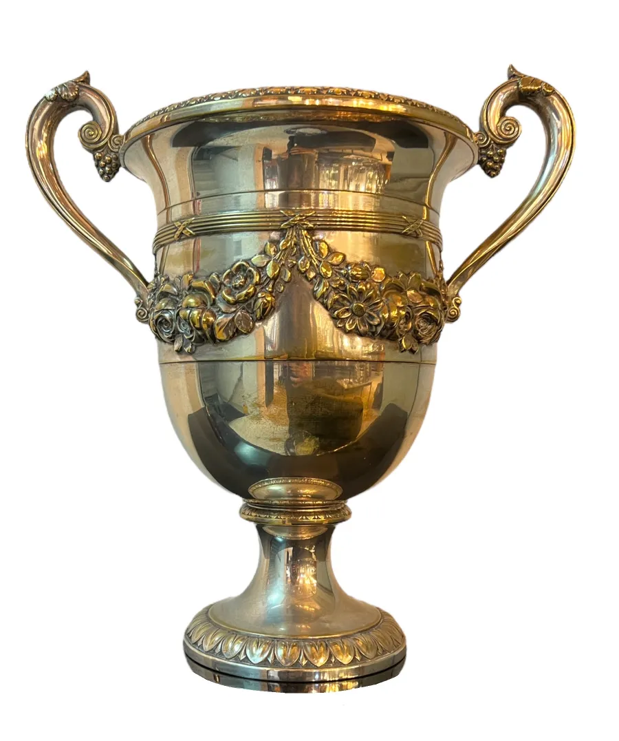 antike Champagnerkühler WMF, dekorativ und elegant