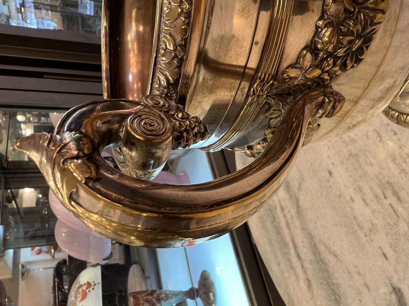 антиквариат элегантные 2 ведерка для шампанского WMF с детализированным дизайном