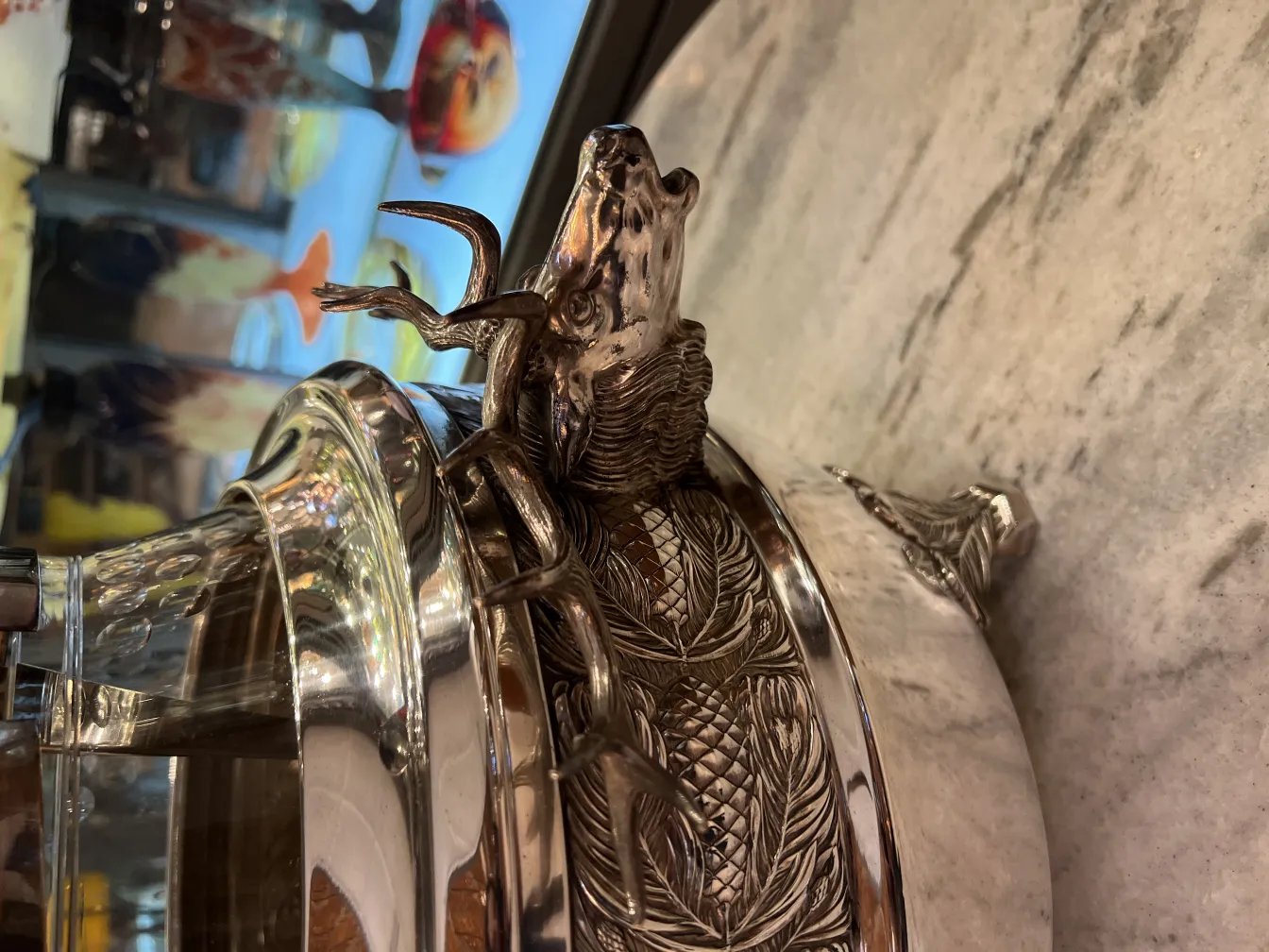 Bol à punch WMF ancien avec design décoratif